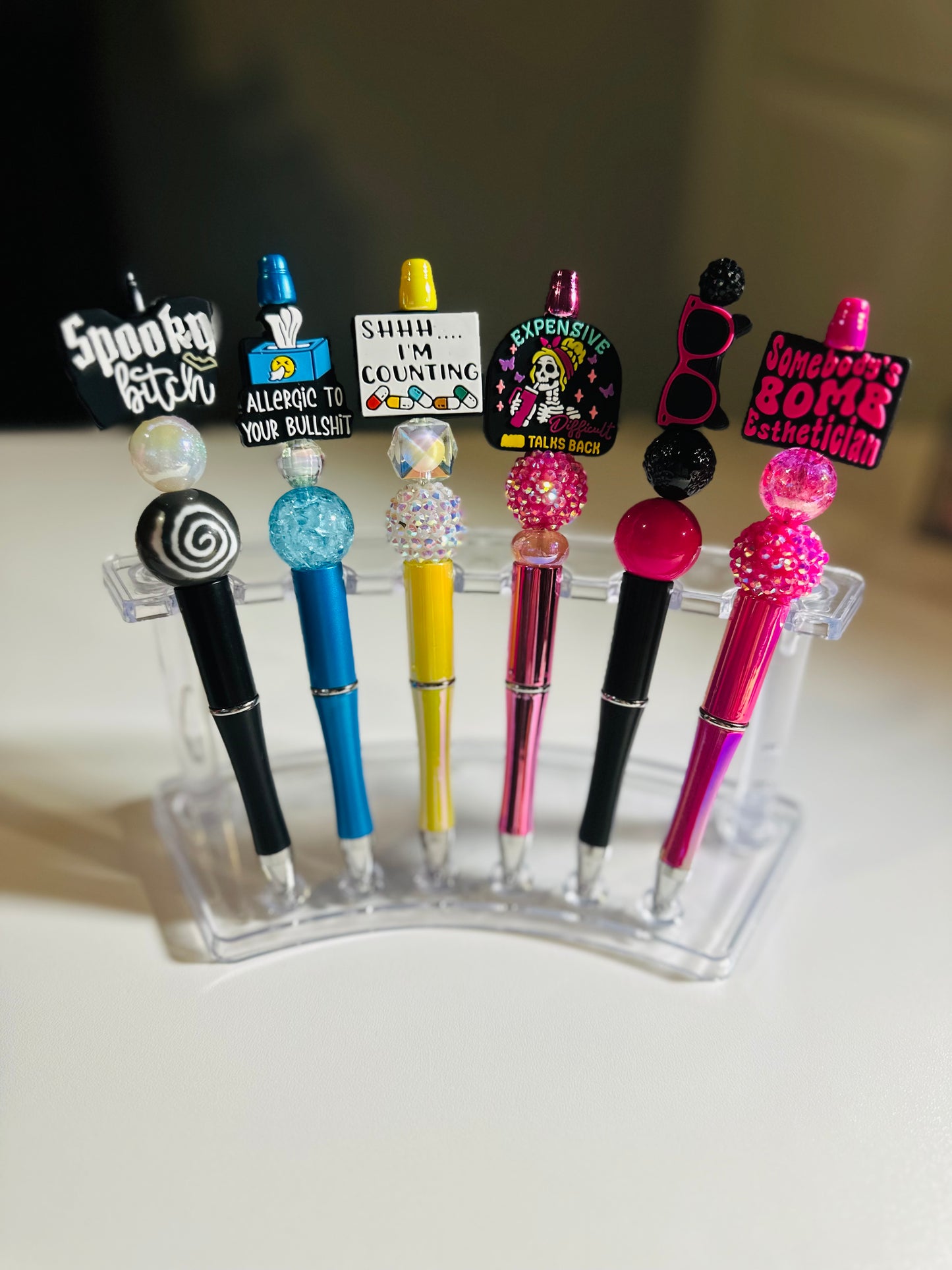 Silicone Focal Beaded Pens 8.00 each