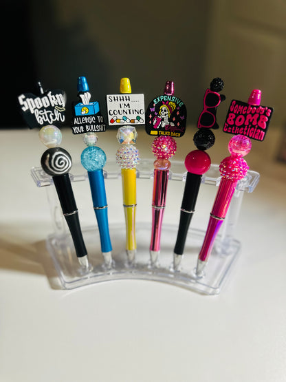Silicone Focal Beaded Pens 8.00 each