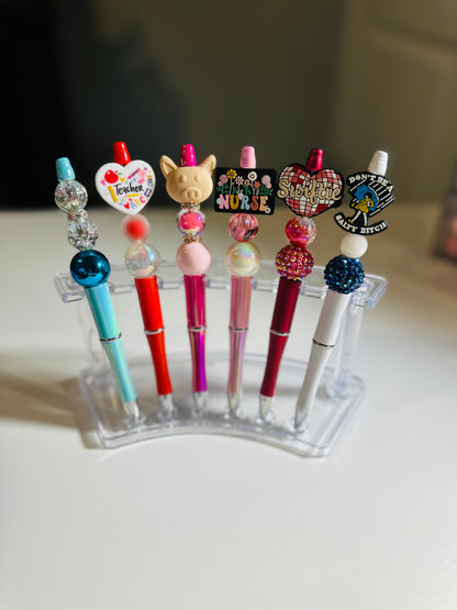 Silicone Focal Beaded Pens 8.00 each
