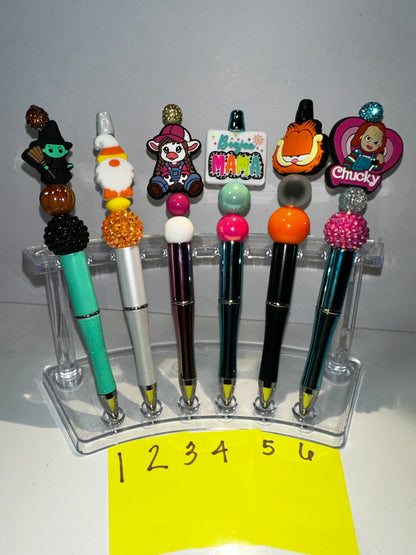 Silicone Focal Beaded Pens 8.00 each