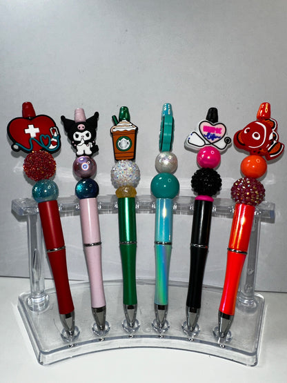 Silicone Focal Beaded Pens 8.00 each