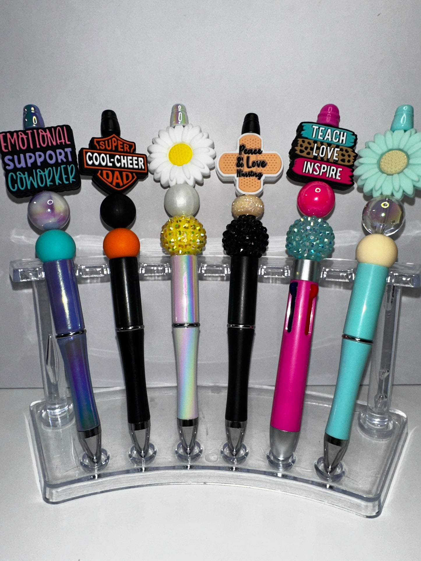 Silicone Focal Beaded Pens 8.00 each