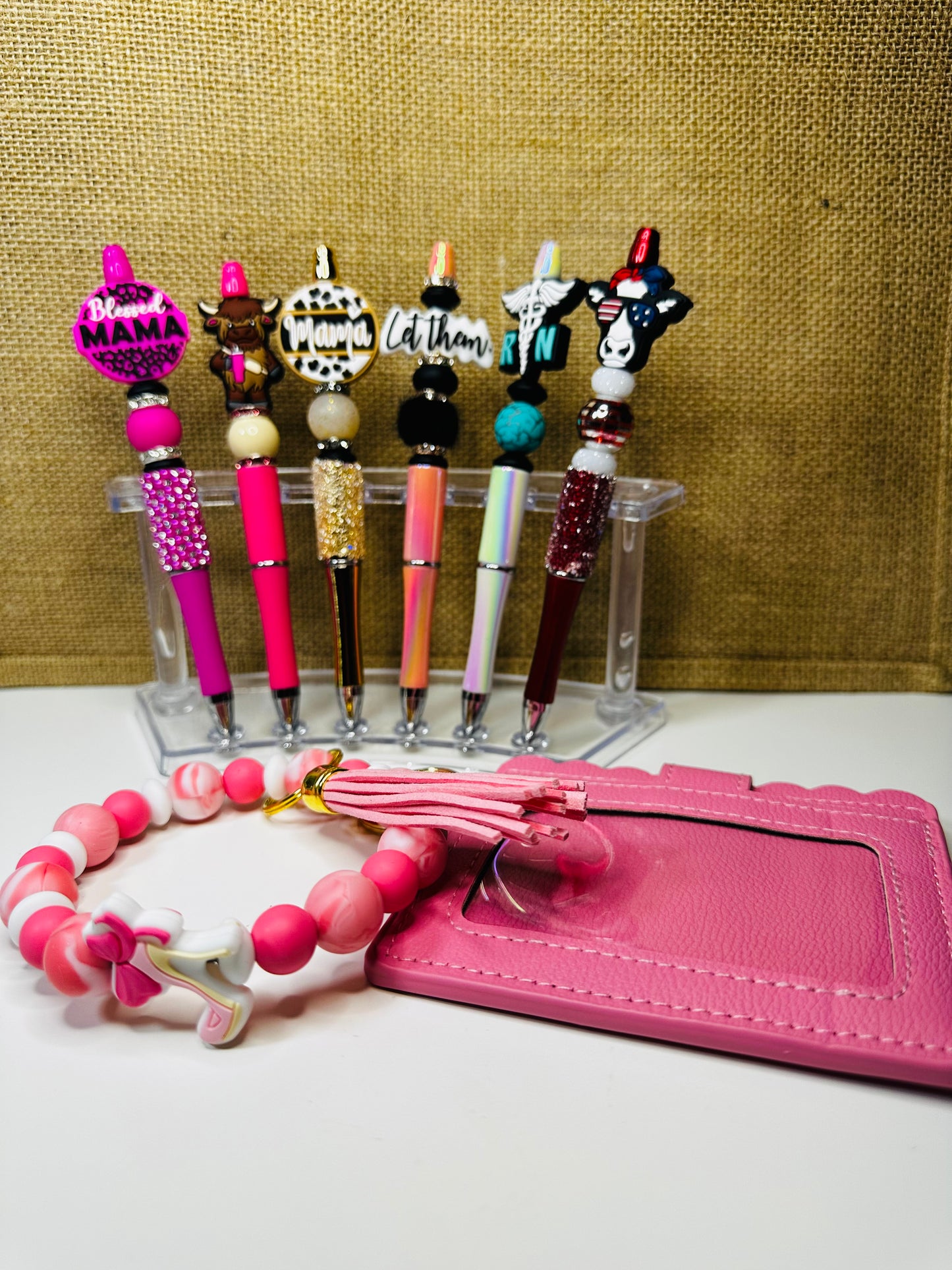 Silicone Focal Beaded Pens 8.00 each