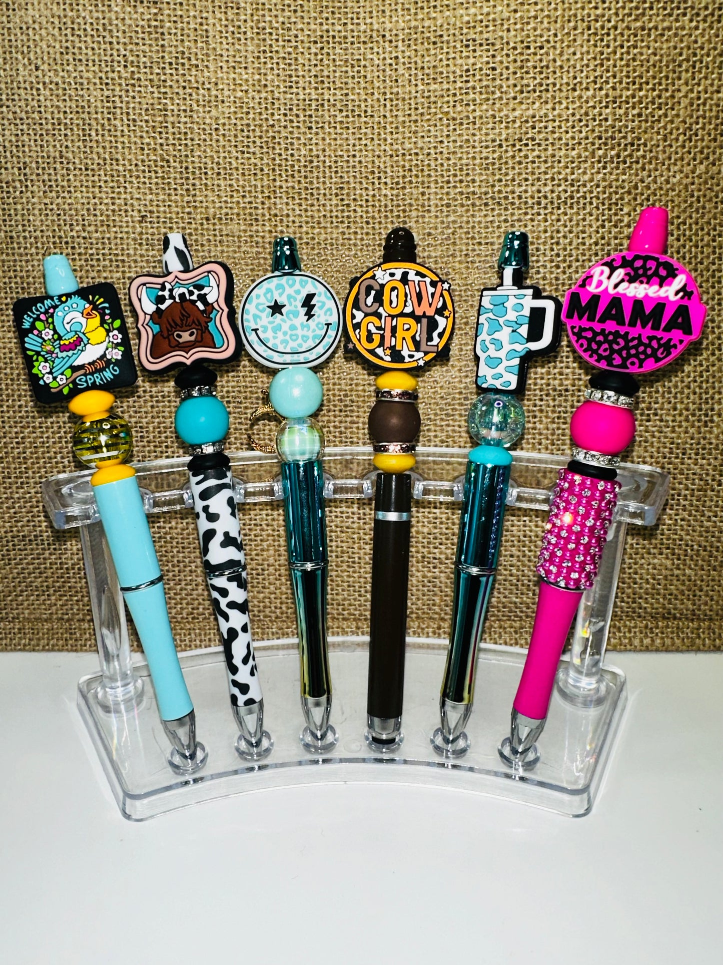 Silicone Focal Beaded Pens 8.00 each