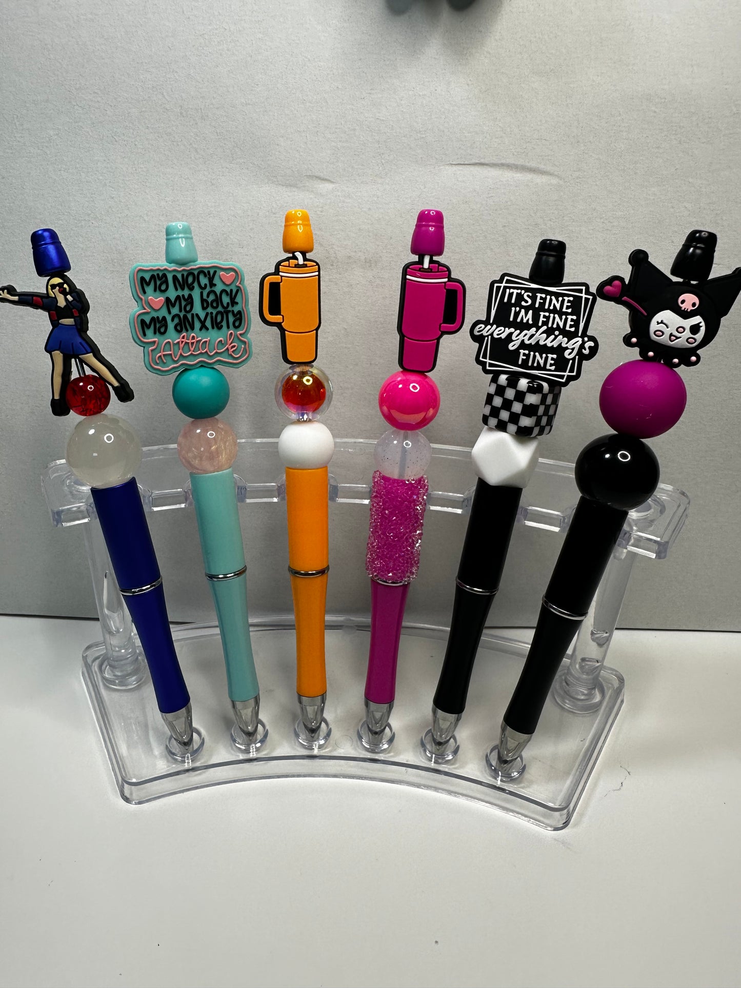 Silicone Focal Beaded Pens 8.00 each