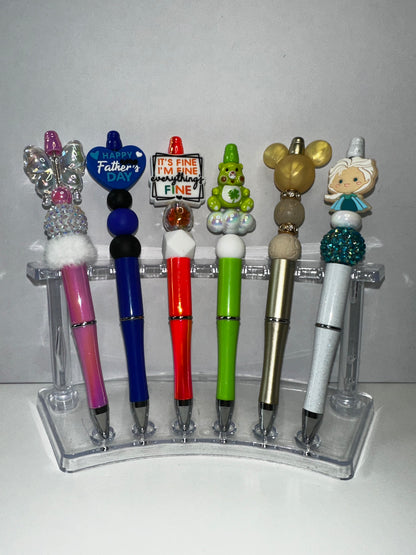 Silicone Focal Beaded Pens 8.00 each