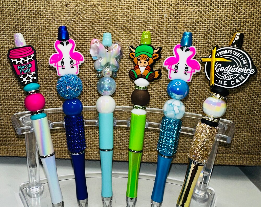 Silicone Focal Beaded Pens 8.00 each